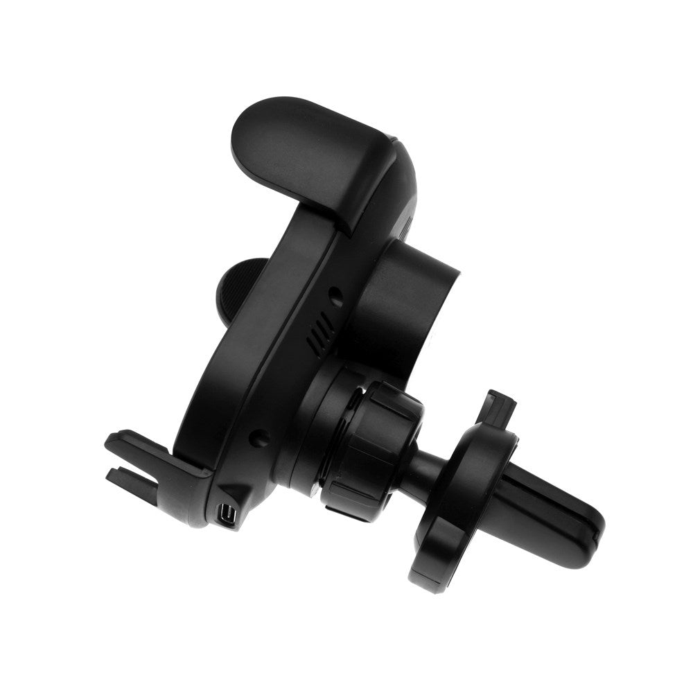 Fixed Matic Mobilholder m. 15W Trådløs Opladning - Max Mobil: 60 - 80mm - Sort