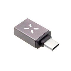 Fixed Link USB-C til USB-A Adapter - Grå