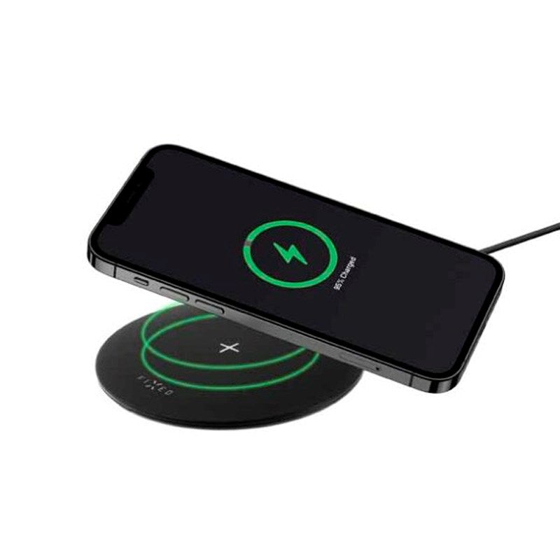 Fixed SlimPad 15W Trådløs Oplader - Sort