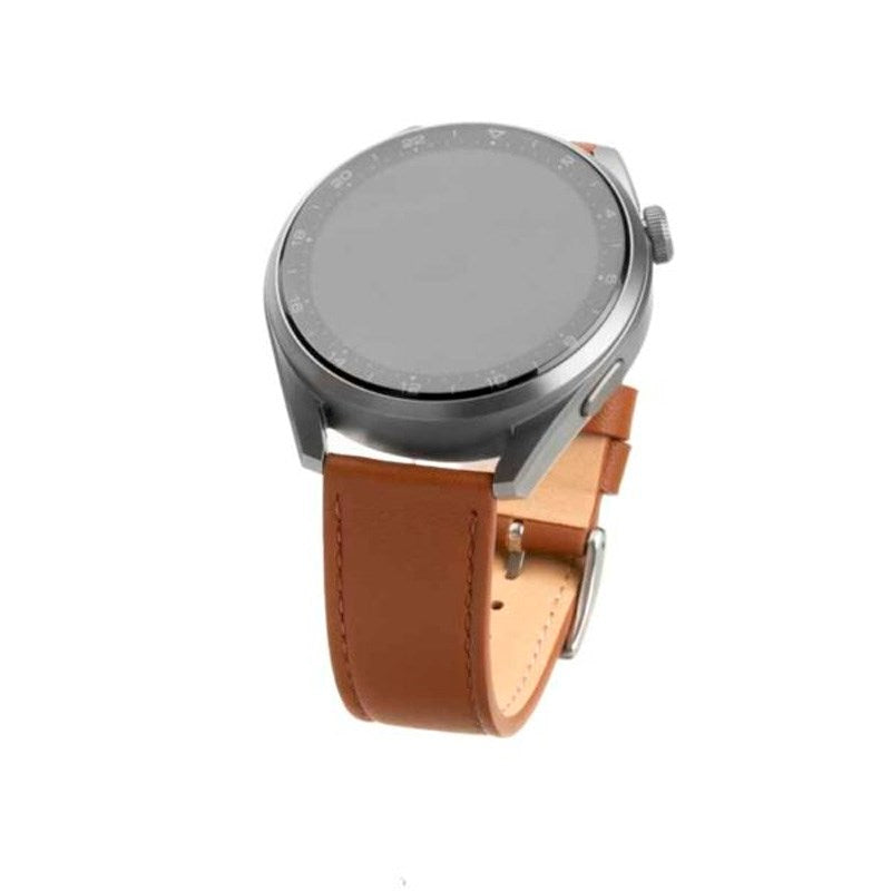 Fixed Universal Smartwatch Ægte Læder Rem (22mm) - Brun