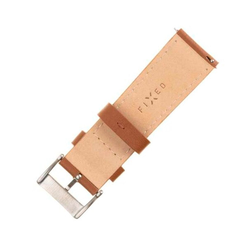 Fixed Universal Smartwatch Ægte Læder Rem (22mm) - Brun