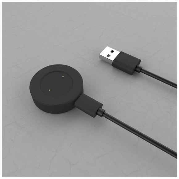 Fixed Ladekabel til Huawei Watch m. USB-A - Sort
