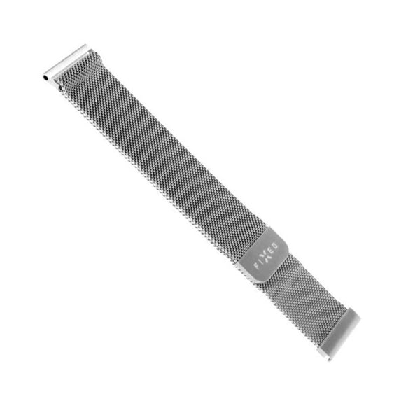 Fixed Universal Smartwatch Mesh Metal Rem (20mm) - Sølv