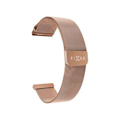 Fixed Universal Smartwatch Mesh Metal Rem (20mm) - Rose Gold
