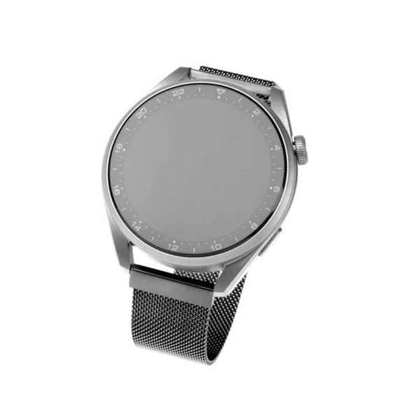 Fixed Universal Smartwatch Mesh Metal Rem (22mm) - Sort