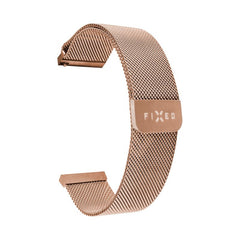 Fixed Universal Smartwatch Mesh Metal Rem (22mm) - Rose Gold
