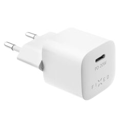 Fixed Mini PD 20W Vægoplader m. 1 x USB-C - Hvid