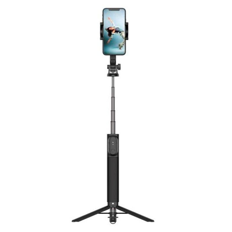 Fixed Snap XL 2-i-1 Tripod / Selfiestang til Smartphone & Action Kamera m. Bluetooth Knapudløser - Sort