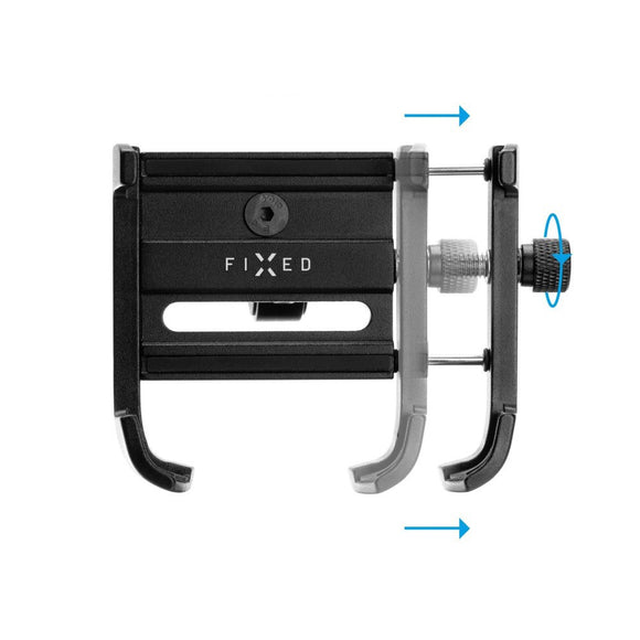 Fixed Bikee ALU 2 Mobilholder til Styret på Cykel / Motorcykel - Maks Mobil Bredde: 54-100 mm - Sort
