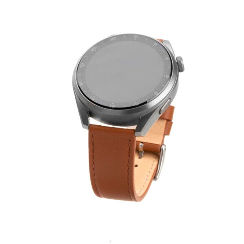 Fixed Universal Smartwatch Ægte Læder Rem (20mm) - Brun