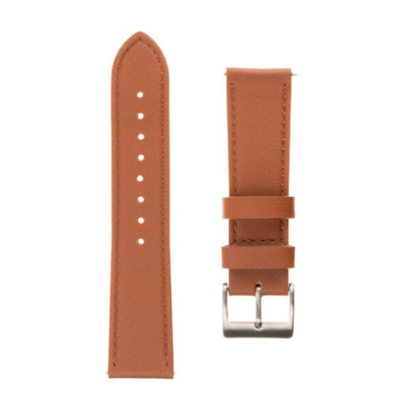 Fixed Universal Smartwatch Ægte Læder Rem (20mm) - Brun