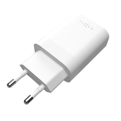 Fixed PD Hurtig Vægoplader 35W 2x USB-C - Hvid
