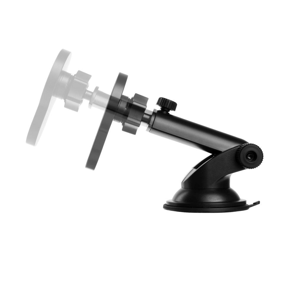 Fixed MagClick XL Magnetisk Mobilholder m. 15w Trådløs Opladning - MagSafe Kompatibel - Sort