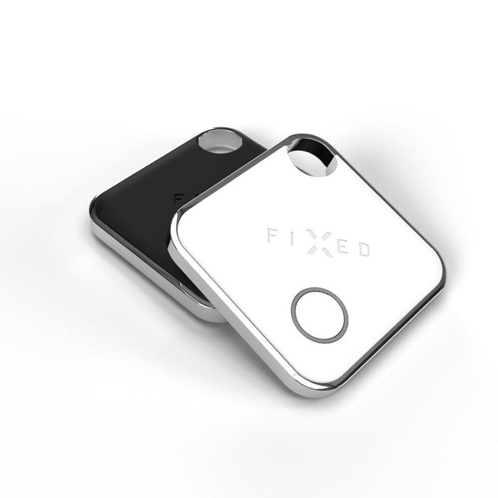 Fixed Tag – Bluetooth GPS Tracker – Apple Find My Kompatibel - 2 Pack - Sort / Hvid