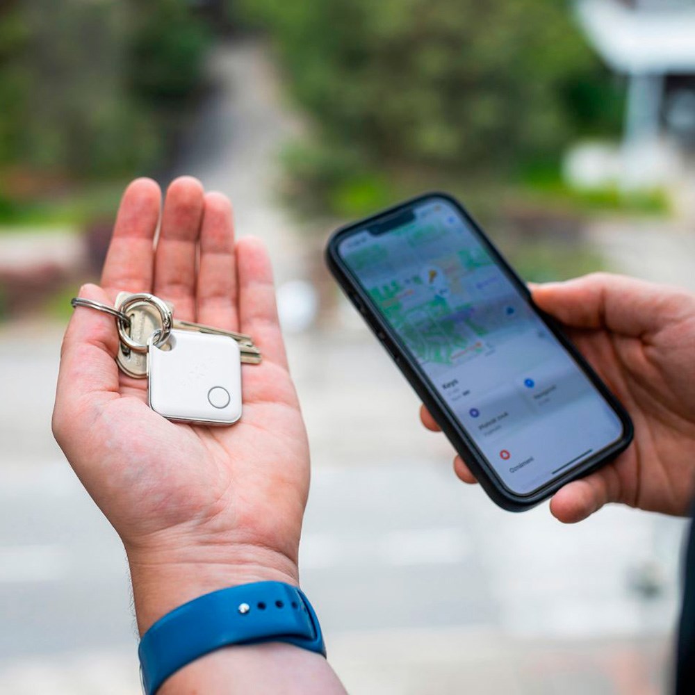 Fixed Tag – Bluetooth GPS Tracker – Apple Find My Kompatibel - 2 Pack - Sort / Hvid