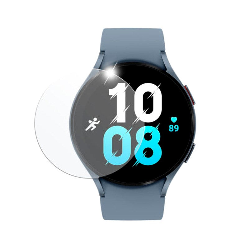 Samsung Galaxy Watch 4 / 5 (44mm) Fixed Hærdet Beskyttelsesglas - 2 stk - Gennemsigtig