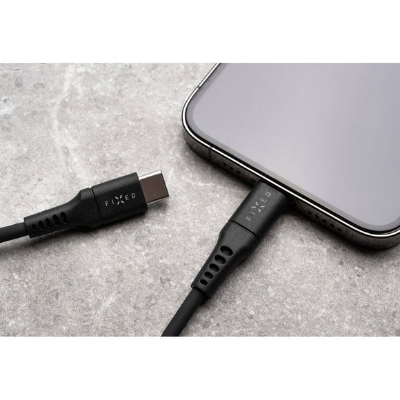 Fixed Liquid USB-C til USB-C PD Kabel 60W - 1.2m - Sort