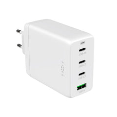 Fixed GaN 100W Vægoplader m. 3x USB-C / 1x USB-A - Hvid
