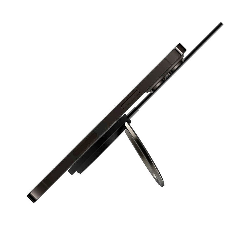 Fixed MagPad Magnetisk Trådløs Oplader 15W - MagSafe Kompatibel - Sort
