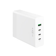 Fixed GaN Bordoplader 200W - 3x USB-C / 1x USB-A - Hvid