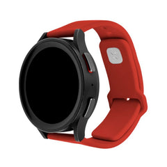 Fixed Universal Smartwatch Sporty Silikone Rem (20mm) - Rød