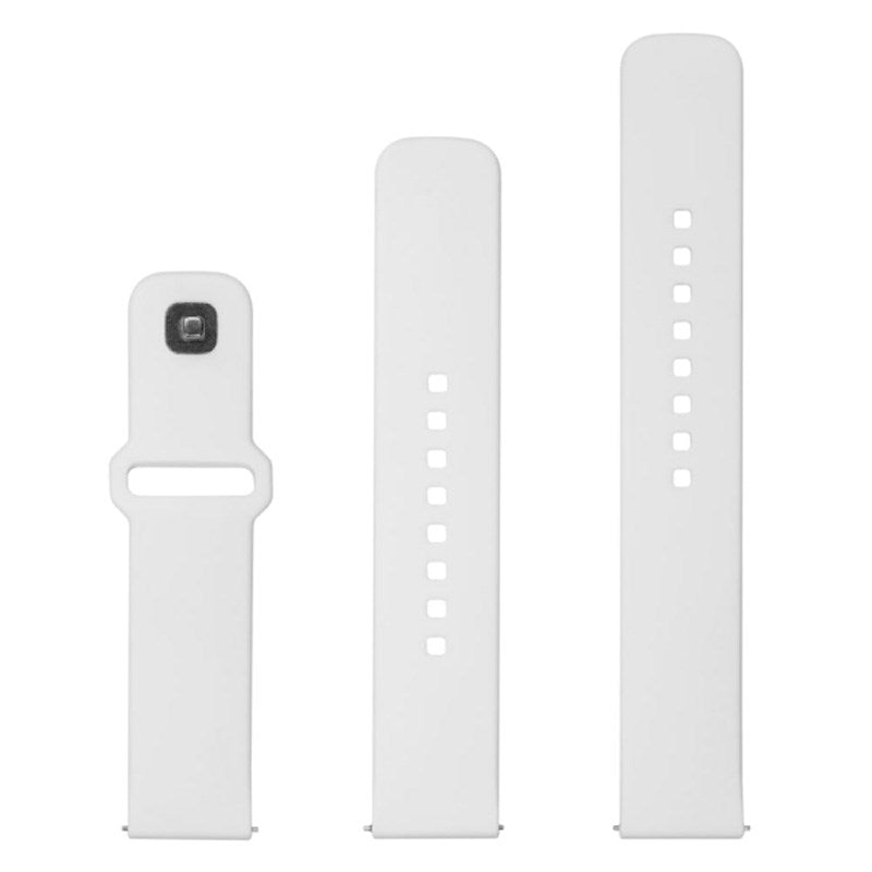 Fixed Universal Smartwatch Sporty Silikone Rem (20mm) - Hvid
