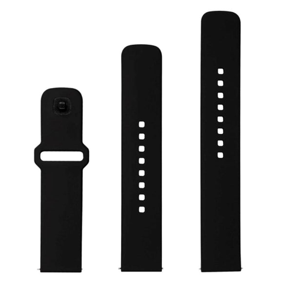 Fixed Universal Smartwatch Sporty Silikone Rem (22mm) - Sort