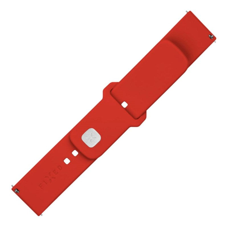 Fixed Universal Smartwatch Sporty Silikone Rem (22mm) - Rød