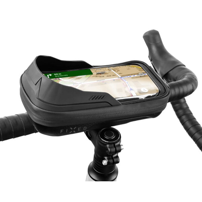 Fixed Bikee Bag 2 Mobilholder Taske til Cykel - Maks. Mobil: 84 x 165 mm - Sort