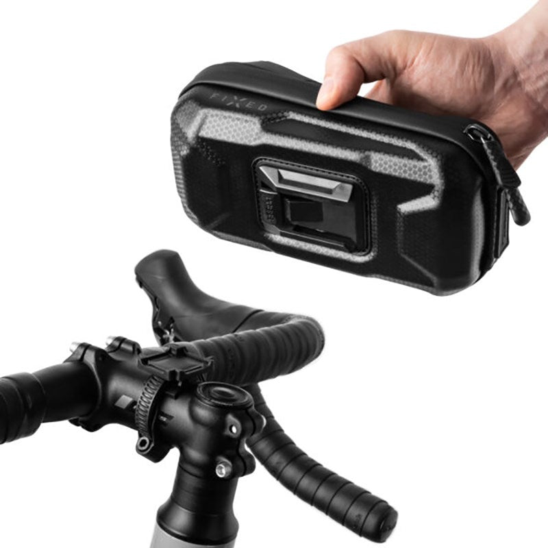 Fixed Bikee Bag 2 Mobilholder Taske til Cykel - Maks. Mobil: 84 x 165 mm - Sort