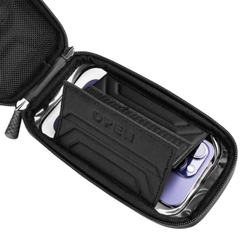 Fixed Bikee Bag 2 Mobilholder Taske til Cykel - Maks. Mobil: 84 x 165 mm - Sort