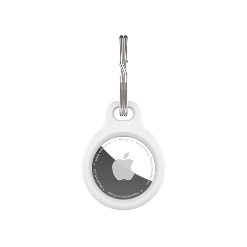 Fixed Silky Silikone Cover til Apple AirTag 1. & 2. Gen. - Hvid