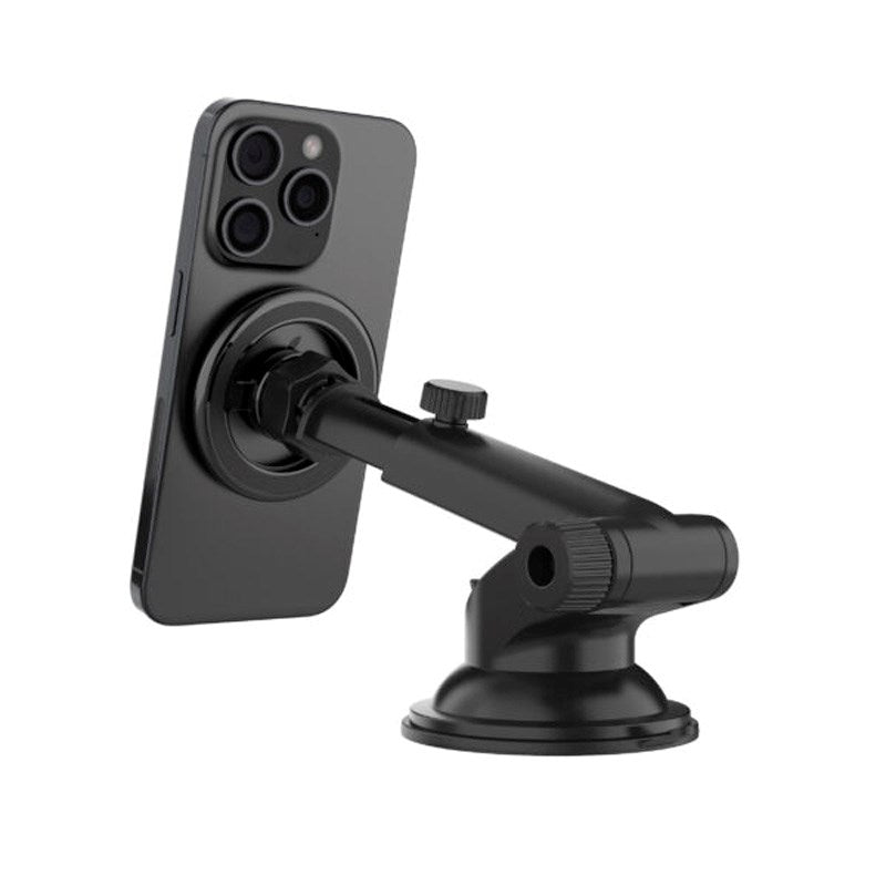 Fixed MagMount Magnetisk Mobilholder til Instrumentbræt / Forrude - MagSafe Kompatibel - Sort