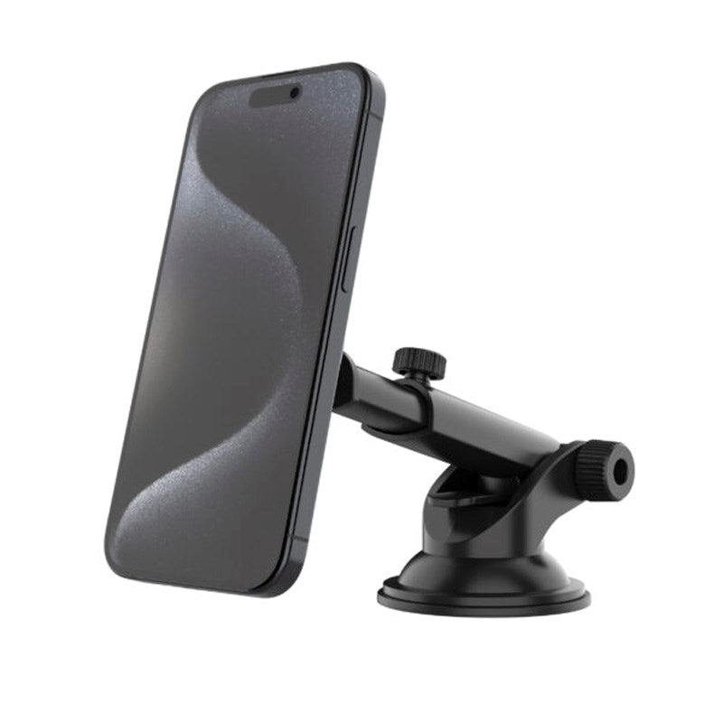 Fixed MagMount Magnetisk Mobilholder til Instrumentbræt / Forrude - MagSafe Kompatibel - Sort