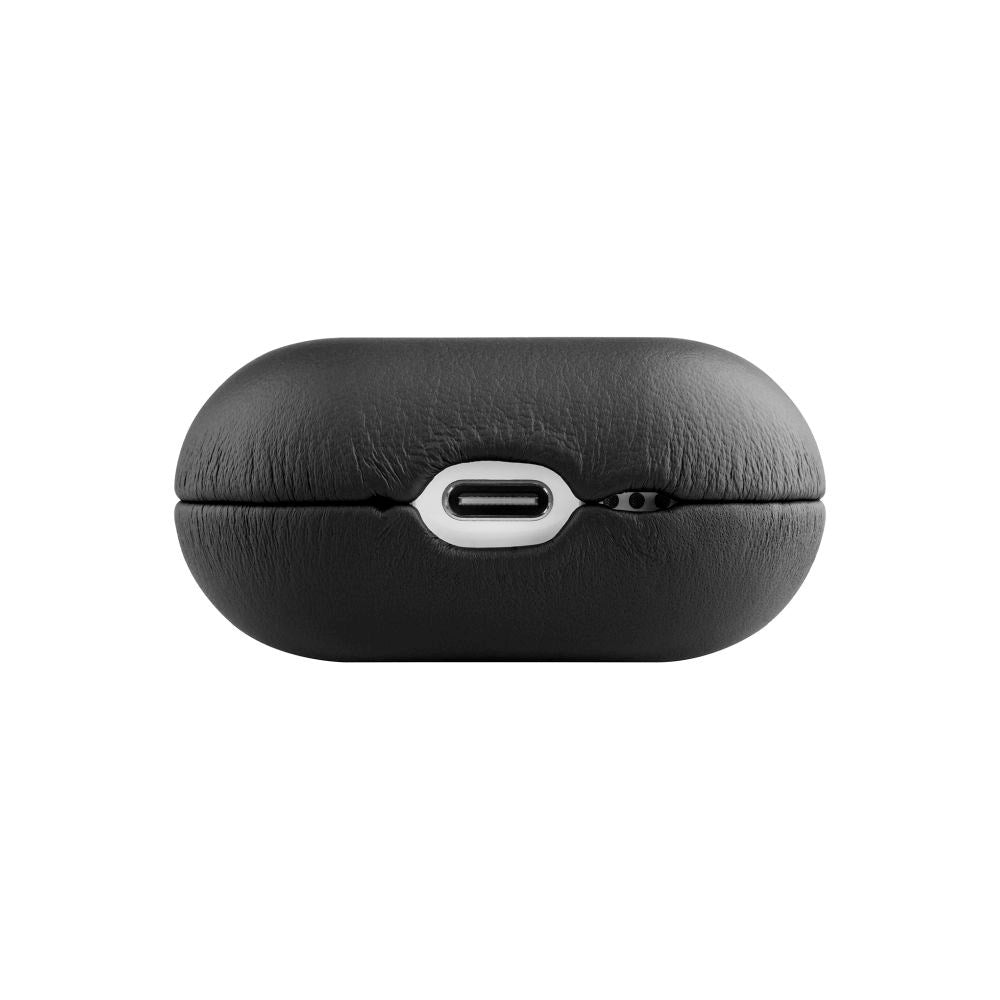 Fixed Apple AirPods (4. gen.) Ægte Læder Case - Sort
