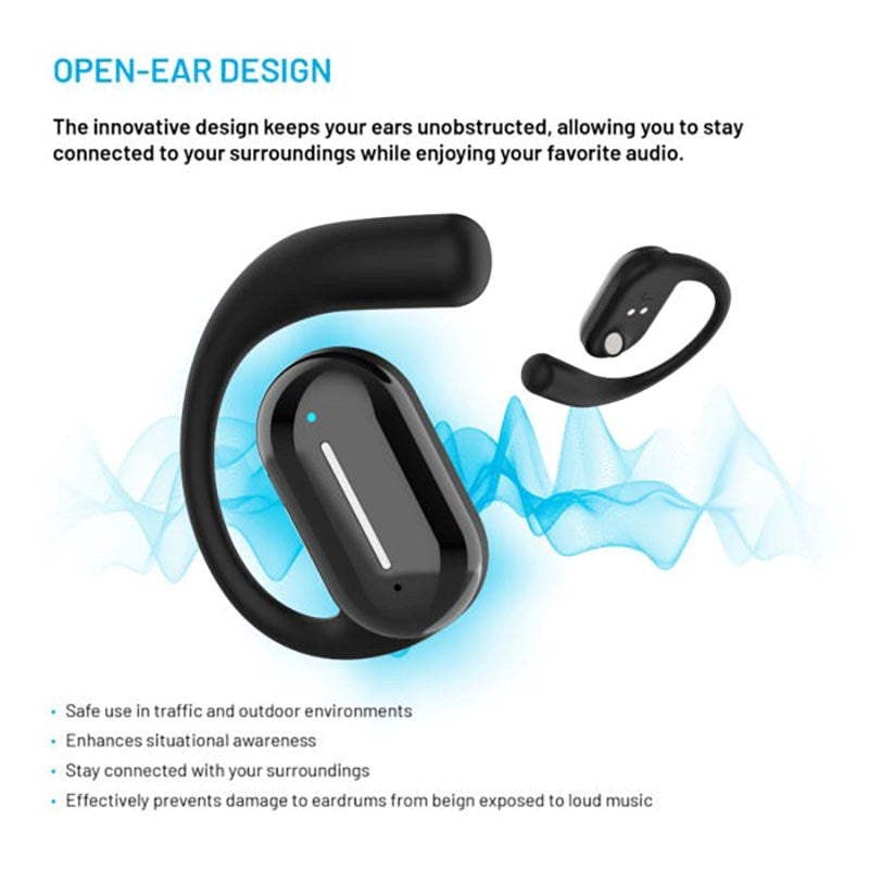 Fixed Nods True Wireless Headset - Open-Ear - Sort