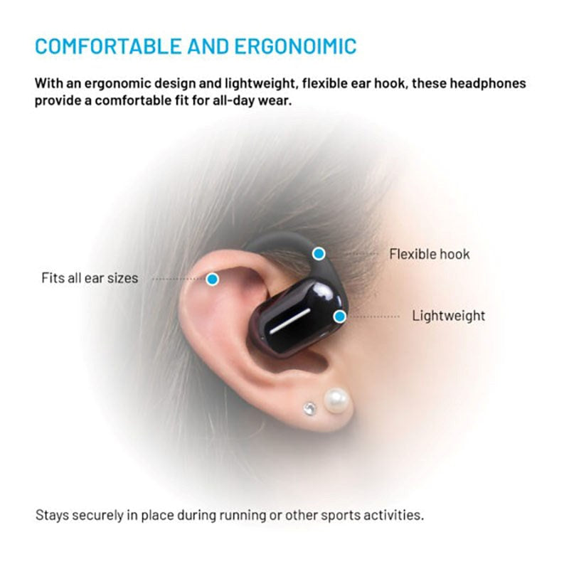 Fixed Nods True Wireless Headset - Open-Ear - Sort