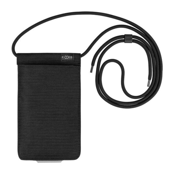 Fixed Mobiltaske m. Snor (105 x 185mm) - Sort