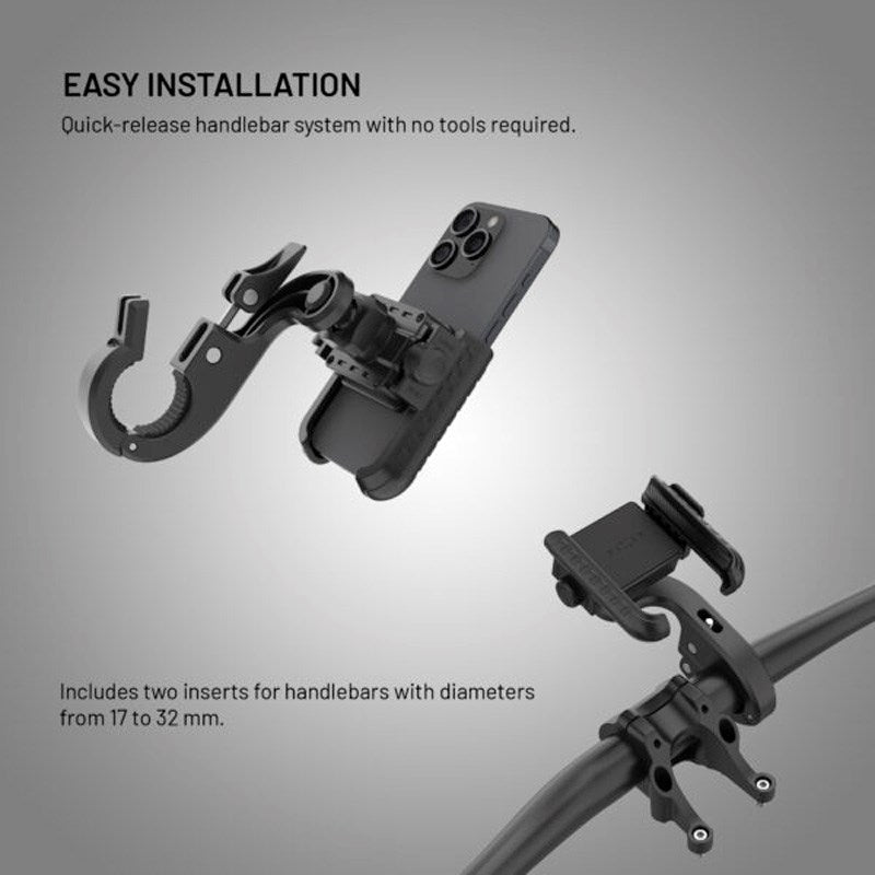 Fixed Mobilholder til Cykel - Sort