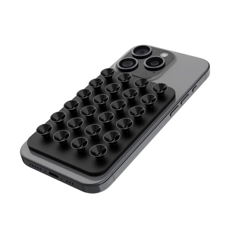 Fixed MagMate Mobilholder - Silikone Sugekop - MagSafe Kompatibel - Sort