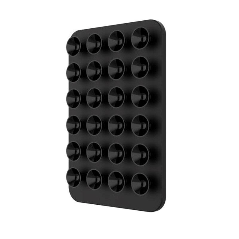 Fixed MagMate Mobilholder - Silikone Sugekop - MagSafe Kompatibel - Sort