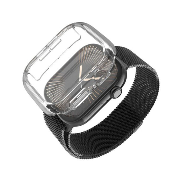 Apple Watch 11 / 10 (46mm) Fixed Cover m. Indbygget Skærmbeskyttelse - Gennemsigtig