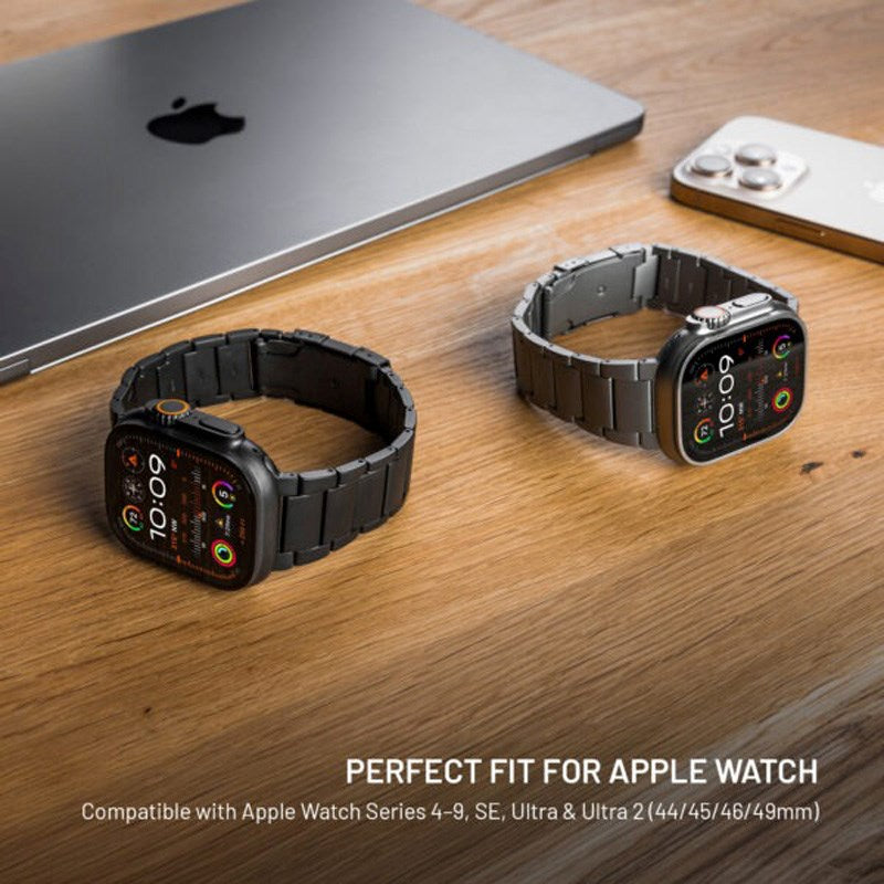 Fixed Apple Watch (42/44/SE/45/46/49) Titanium Rem - Sort