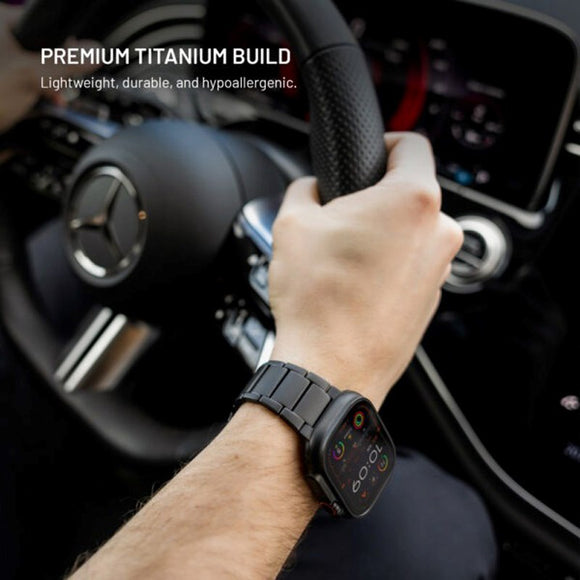 Fixed Apple Watch (42/44/SE/45/46/49) Titanium Rem - Sort