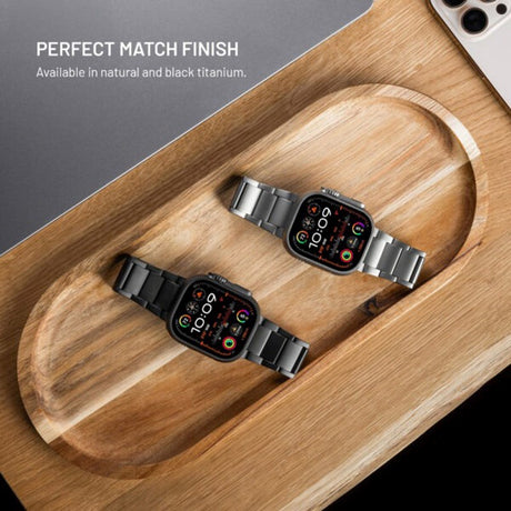 Fixed Apple Watch (42/44/SE/45/46/49) Titanium Rem - Sort