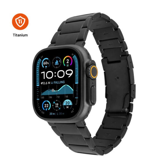 Fixed Apple Watch (42/44/SE/45/46/49) Titanium Rem - Sort