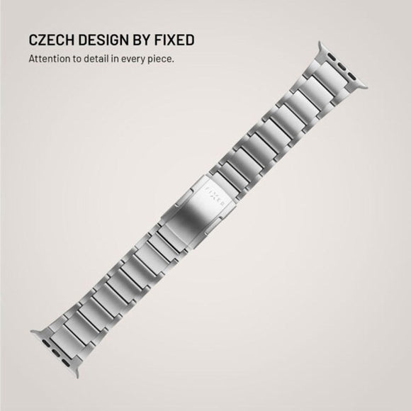 Fixed Apple Watch (42/44/SE/45/46/49) Titanium Rem - Grå