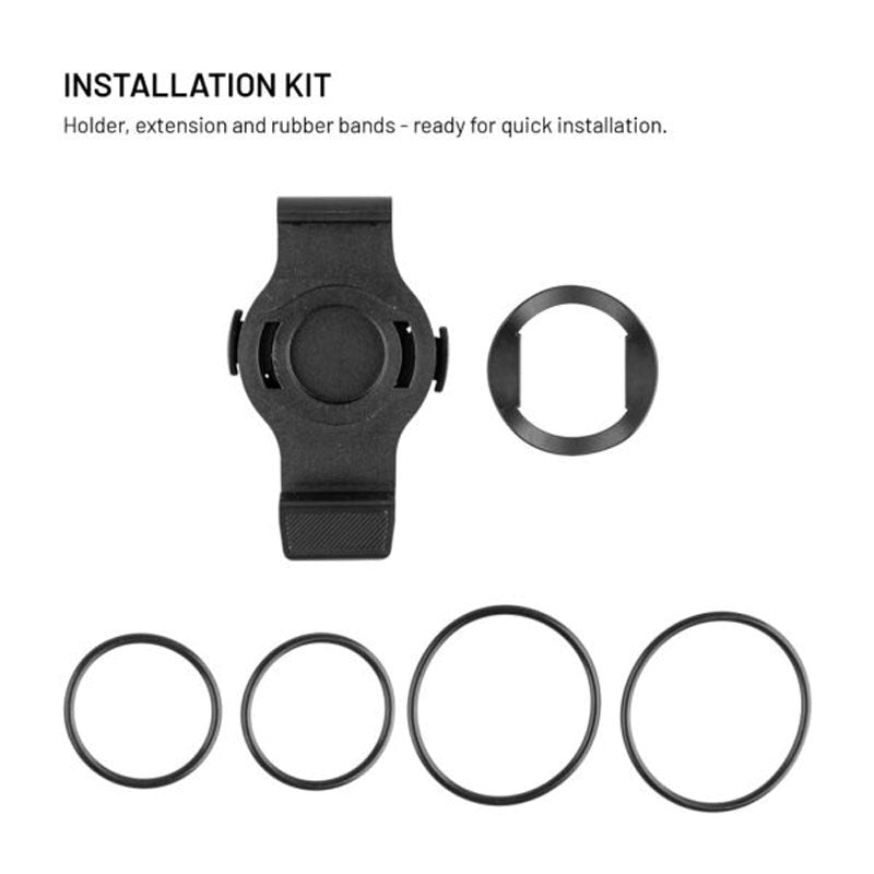 Fixed Monteringssæt til Garmin Smartwatch (26mm) / Garmin Edge Cykelcomputer til Cykel - Sort