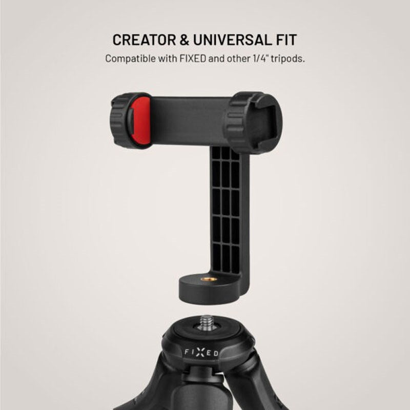Fixed Creator Mobilholder med 1/4"-gevind - Sort