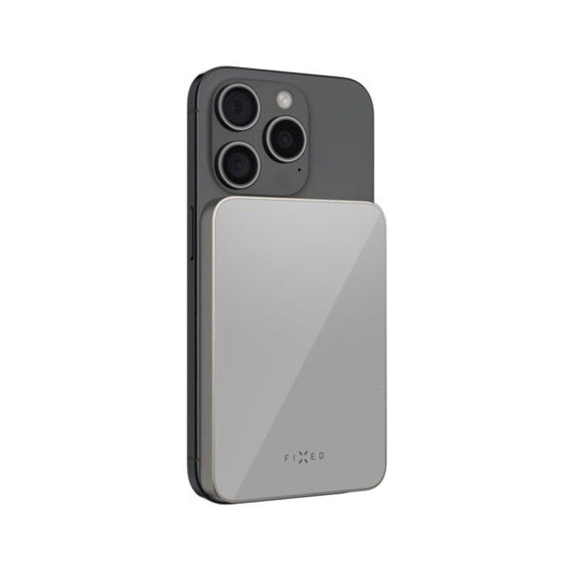 Fixed MagZen Qi2 Trådløs Powerbank 10.000 mAh - Grå